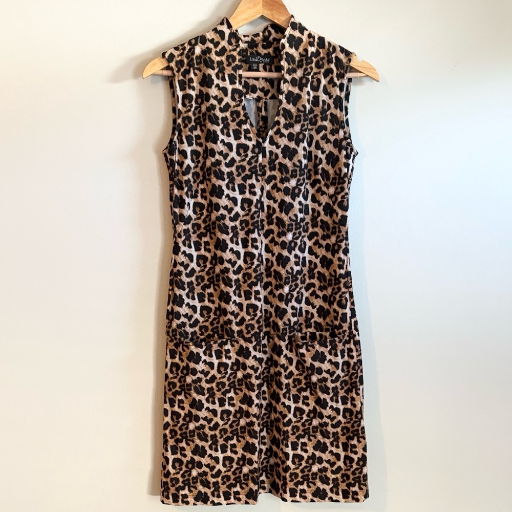Stylish Leopard Print Mini Dress